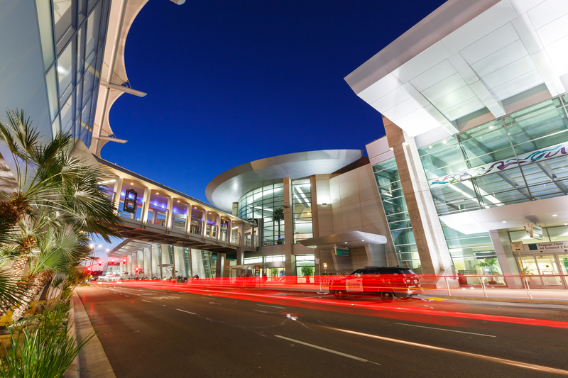 SAN Airport consist of two terminals.